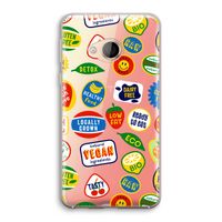 Fruitsticker: HTC U Play Transparant Hoesje