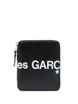 Comme Des Garçons Wallet portefeuille zippé à logo - Noir