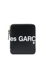 Comme Des Garçons Wallet portefeuille zippé à logo - Noir