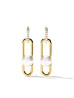 TASAKI boucles d'oreilles en or 18ct Fine Links Collection Line à ornements