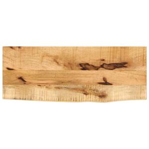 Tafelblad met natuurlijke rand 80x40x2,5 cm massief mangohout