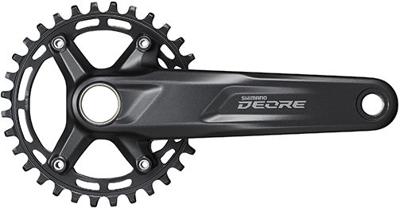 Crankstel 10/11-speed Shimano Deore FC-M5100-1 - 32 tands - 175 mm - zwart