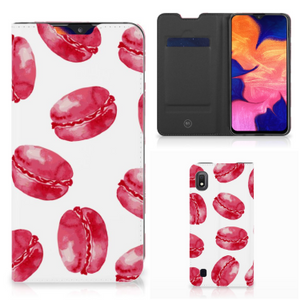 Samsung Galaxy A10 Flip Style Cover Pink Macarons