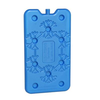 Gerimport Koelelementen plat - 400 ml - 14 x 24 cm - blauw - kunststof