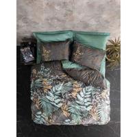 Beddengoedset - 1 dekbedovertrek 220 x 240 cm + 2 kussenslopen 60 x 60 cm - 100% katoen satijn - Mint
