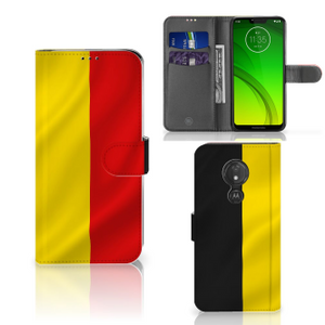 Motorola Moto G7 Power Bookstyle Case Belgische Vlag