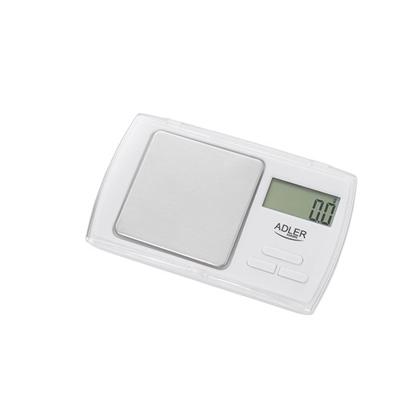 Adler AD 3161 keukenweegschaal Wit Rechthoek Elektronische weegschaal