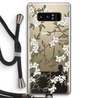 Blossoming spring: Samsung Galaxy Note 8 Transparant Hoesje met koord