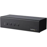 StarTech.com 4 poorts Dual-monitor DVI KVM switch met USB 3.0 hub - thumbnail