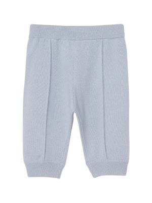 Brunello Cucinelli Kids pantalon en cachemire - Bleu Brunello Cucinelli Kids pantalon en cachemire - Bleu
