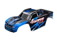 Traxxas - Body, Stampede 4X4 Brushless, blue (painted, decals applied) (TRX-6762-BLUE) - thumbnail