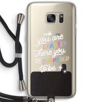 Right Place: Samsung Galaxy S7 Transparant Hoesje met koord