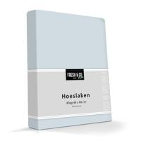 Wieg hoeslaken - 40 x 80/90 - 40x80 cm - Keuze Uit Meerdere Kleuren - Fresh and Co Kids - Dekbed-Discounter.nl