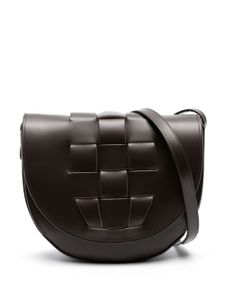 Hereu sac porté épaule Sinia à design tissé - Marron