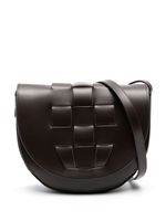 Hereu sac porté épaule Sinia à design tissé - Marron