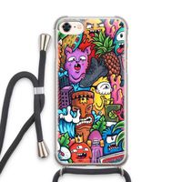 Vexx Mixtape: iPhone 8 Transparant Hoesje met koord