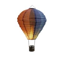 Anna's Collection Led solar luchtballon vlameffect 29x58cm