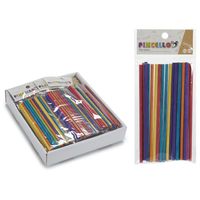 20x stuks ronde multi-color kleur hobby knutselen houtjes/ijslollie stokjes 15 x 0.5 cm