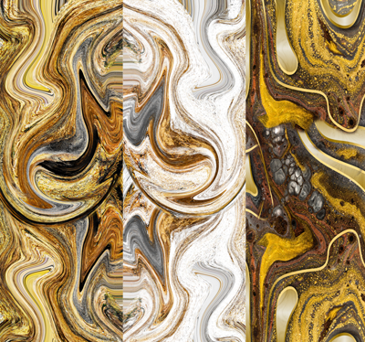 Abstract behang met mooie vormen