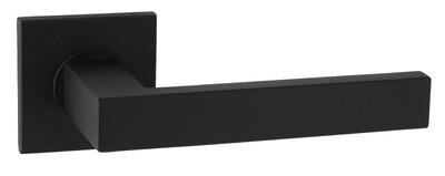 Metro op 52x52x5mm roz. zonder nokken zwart