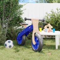 VidaXL Loopfiets voor kinderen met luchtbanden blauw