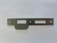 4tecx Sluitplaat RVS tbv veiligheidsslot 139 steekmaat pc 72mm sluitplaat vierk. draairichting links