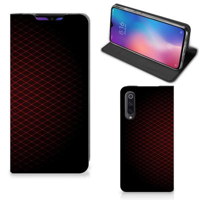 Xiaomi Mi 9 | Hoesje met Magneet | Geruit Rood