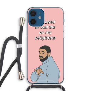 Hotline bling: iPhone 12 Transparant Hoesje met koord