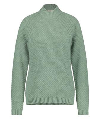 Royal Robbins Westlands Chunky Mock Neck Dames Trui Sage Leaf M