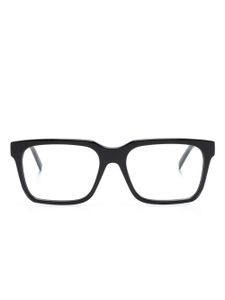 Givenchy Eyewear lunettes de vue carrées à logo gravé - Noir