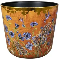 TS Collection bloempot dreamy hummingbird kunststof, metaal 23x20cm dreamy hummingbird