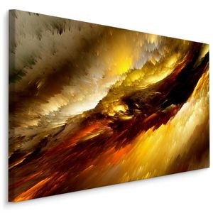 Schilderij - Abstract, Stormachtig, Premium Print