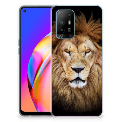 OPPO A94 5G | Reno5 Z | TPU Hoesje | Leeuw