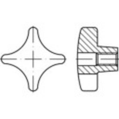 TOOLCRAFT Kruisgrepen 12 mm 138246 10 stuk(s) (Ø x l) 63 mm x 12 mm
