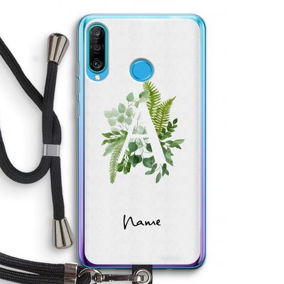 Green Brush: Huawei P30 Lite Transparant Hoesje met koord