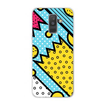 Pop Art #1: Samsung Galaxy A6 Plus (2018) Transparant Hoesje