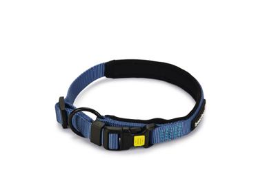 Beeztees Beeztees Parinca Premium Hondenhalsband Nylon Blauw 40-45cmx20mm