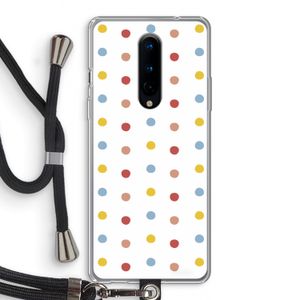 Bollen: OnePlus 8 Transparant Hoesje met koord