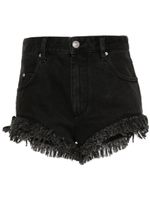 ISABEL MARANT short Eneidao en jean - Noir - thumbnail