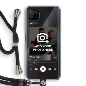 Music Player: Huawei P40 Lite Transparant Hoesje met koord