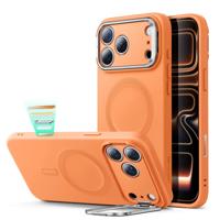 iPhone 17 Pro Cloud Soft Magnetic Case (Camera Control, Stash Stand) - Orange iPhone 17 Pro Cloud Soft Magnetic Case (Camera Control, Stash Stand) - Orange
