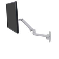 Ergotron LX Series LX Wall Monitor Arm flat panel bureau steun 86,4 cm (34") Muur Wit - thumbnail