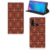 Huawei P30 Lite New Edition | Hoesje met Magneet | Batik Brown