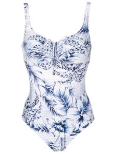 Lygia & Nanny maillot de bain à imprimé graphique - Bleu