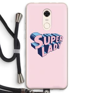 Superlady: Xiaomi Redmi 5 Transparant Hoesje met koord