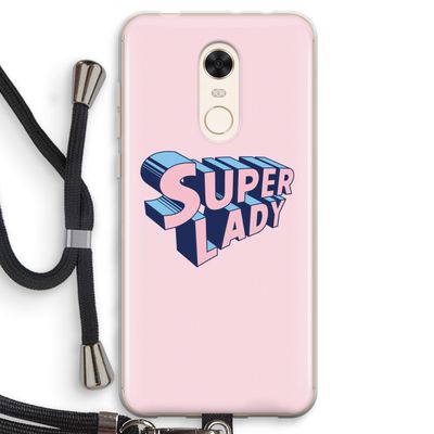 Superlady: Xiaomi Redmi 5 Transparant Hoesje met koord