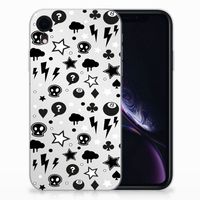 Silicone Back Case Apple iPhone Xr Silver Punk - thumbnail