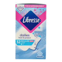 Libresse Inlegkruisjes daily fresh normaal deo fresh 32 Stuks