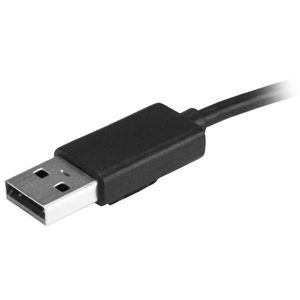 StarTech.com ST4200MINI2 USB 2.0 480Mbit/s Zwart, Zilver hub & concentrator