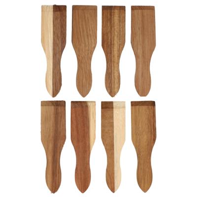 Kesper Gourmetspatels - 24x - acacia hout - 13 x 4 cm - gourmetten - racletten - grillen
